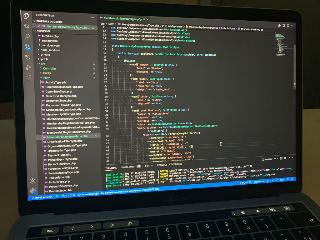Développement de logiciels
